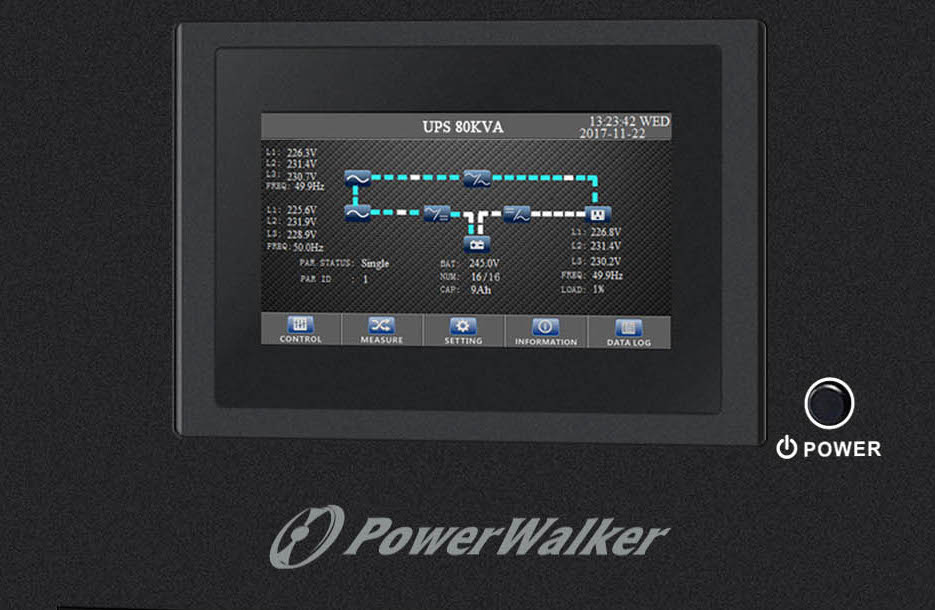PowerWalker VFI CPG може забезпечити потужність 600 КВт